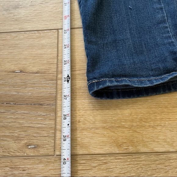 WAX jean distressed medium wash medium rise skinny jeans, size 9 - Picture 10 of 13